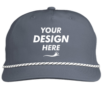 Swannies Brewer Cap, Graphite / Graphite, Front view, Mockup