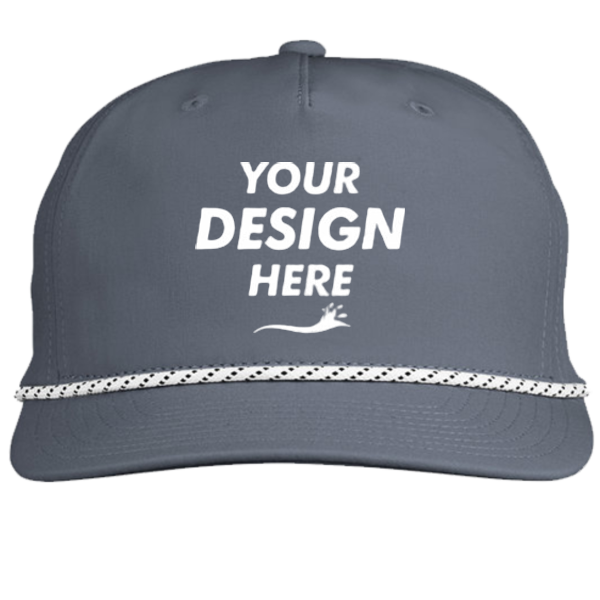 Swannies Brewer Cap, Graphite / Graphite, Front view, Mockup