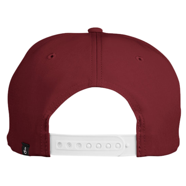 Swannies Brewer Cap, Maroon / Maroon, Back view