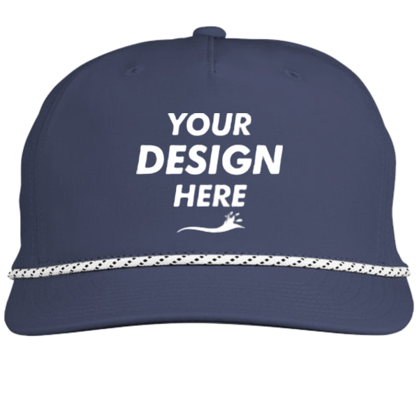 Swannies Brewer Cap, Navy / Navy, Front view, Mockup