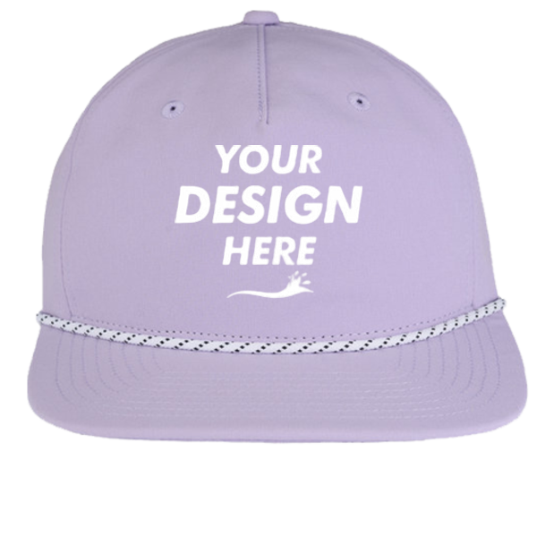 Swannies Brewer Cap, Purple / Purple, Front view, Mockup