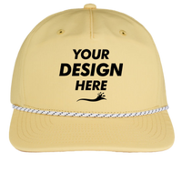 Swannies Brewer Cap, Sunshine / Sunshine, Front view, Mockup