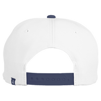 Swannies Brewer Cap, White / Navy, Back view