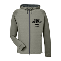 Swannies Men's Coleman Jacket, Olive Grey, Front view, Mockup