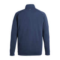 Swannies Men's Colt Quarter-Zip Pullover, Navy, Back view