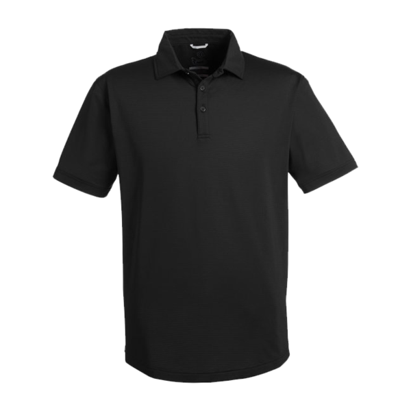 Swannies Men's Ford Polo, Black, Front view