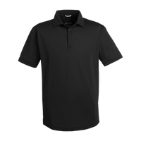 Swannies Men's Ford Polo, Black, Front view