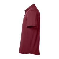 Swannies Men's Ford Polo, Maroon, Left Sleeve view