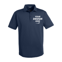 Swannies Men's Ford Polo, Navy, Front view, Mockup
