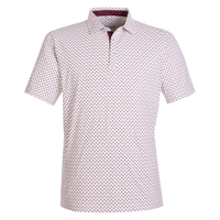 Swannies Men's Hazelwood Polo, Maroon / Maroon, Front view