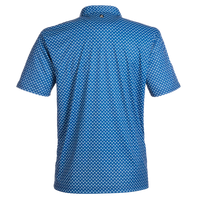 Swannies Men's Hazelwood Polo, Navy / Navy, Back view