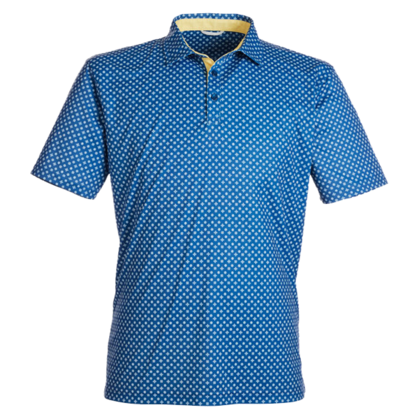 Swannies Men's Hazelwood Polo, Navy / Navy, Front view