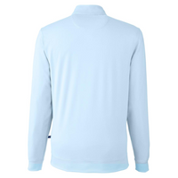 Swannies Men's McKinnon Quarter-Zip Pullover, Sky, Back view