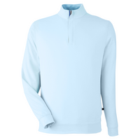 Swannies Men's McKinnon Quarter-Zip Pullover, Sky, Front view