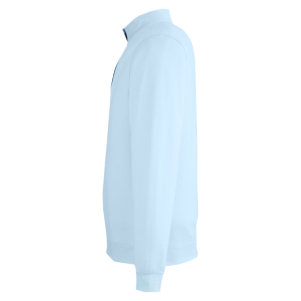 Swannies Men's McKinnon Quarter-Zip Pullover, Sky, Left Sleeve view