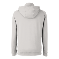 Swannies Unisex Vandyke Quarter-Zip Hooded Pullover, Glacier / Glacier, Back view