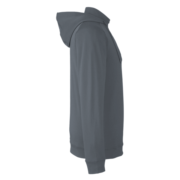 Swannies Unisex Vandyke Quarter-Zip Hooded Pullover, Graphite / Graphite, Right Sleeve view