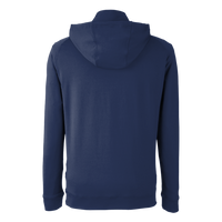 Swannies Unisex Vandyke Quarter-Zip Hooded Pullover, Navy / Navy, Back view