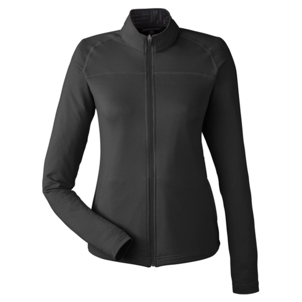 Swannies Women's Cora Full-Zip Jacket, Black, Front view