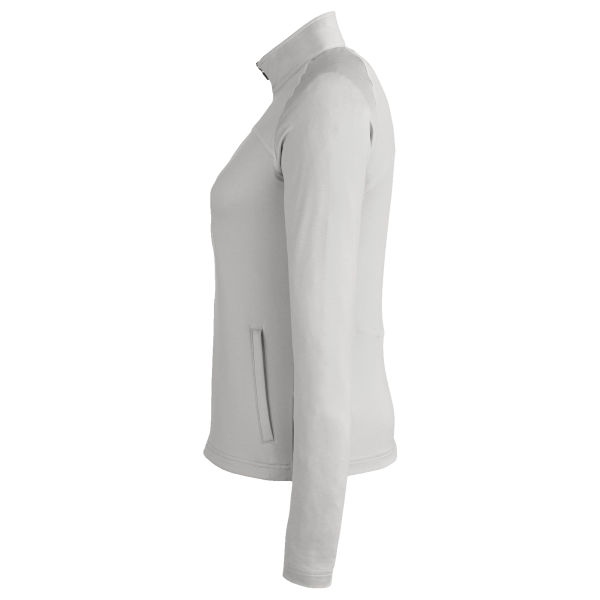Swannies Women's Cora Full-Zip Jacket, Glacier, Left Sleeve view