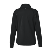Swannies Women's Ellis Snap Neck Pullover, Black, Back view