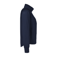 Swannies Women's Ellis Snap Neck Pullover, Navy, Right Sleeve view