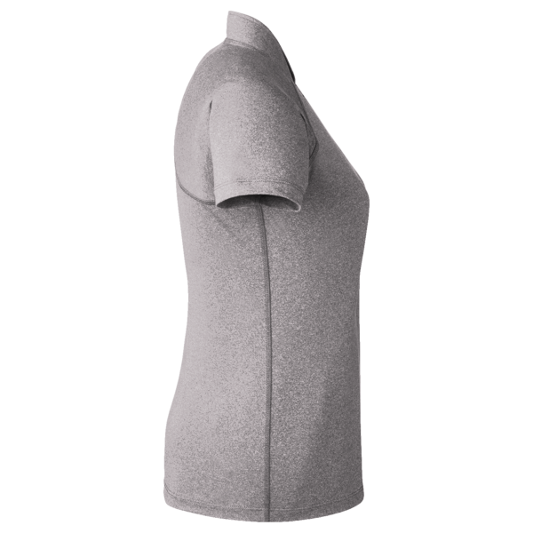 Swannies Women's Quinn Polo, Grey, Right Sleeve view