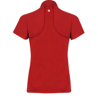 Swannies Women's Quinn Polo, Red, Back view