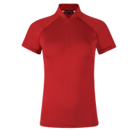 Swannies Women's Quinn Polo, Red, Front view