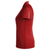 Swannies Women's Quinn Polo, Red, Left Sleeve view