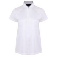 Swannies Women's Quinn Polo, White, Front view