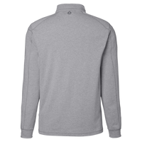 TASC Performance Inc Men's Carrollton Quarter-Zip Pullover, Heather Grey, Back view