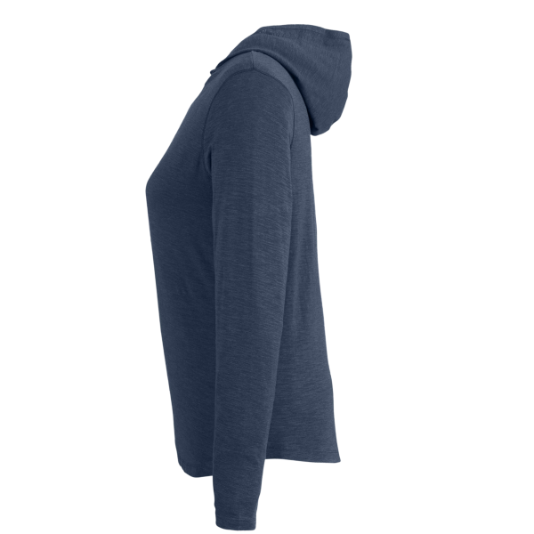 TASC Performance Inc Women's Recess Hooded Pullover, Classic Navy, Left Sleeve view