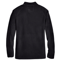 Team 365 Men's Campus Microfleece Jacket, Black, Back view