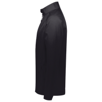 Team 365 Men's Campus Microfleece Jacket, Black, Left Sleeve view