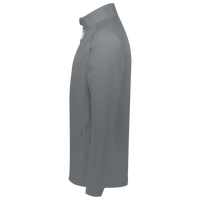 Team 365 Men's Campus Microfleece Jacket, Sport Graphite, Left Sleeve view