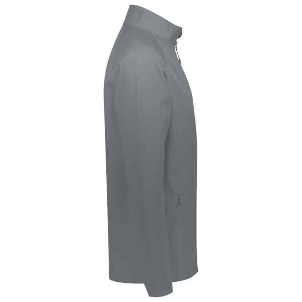Team 365 Men's Campus Microfleece Jacket, Sport Graphite, Right Sleeve view