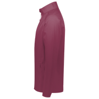 Team 365 Men's Campus Microfleece Jacket, Sport Maroon, Left Sleeve view