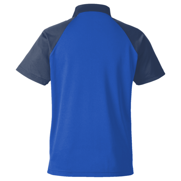 Team 365 Men's Command Snag-Protection Colorblock Polo, Sport Royal / Sport Dark Navy, Back view
