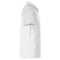 Team 365 Men's Command Snag-Protection Colorblock Polo, White / Sport Silver, Right Sleeve view