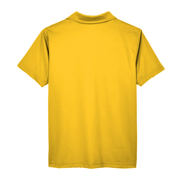 Team 365 Men's Command Snag Protection Polo, Sport Athletic Gold, Back view