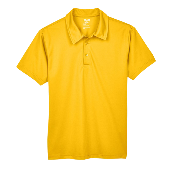 Team 365 Men's Command Snag Protection Polo, Sport Athletic Gold, Front view