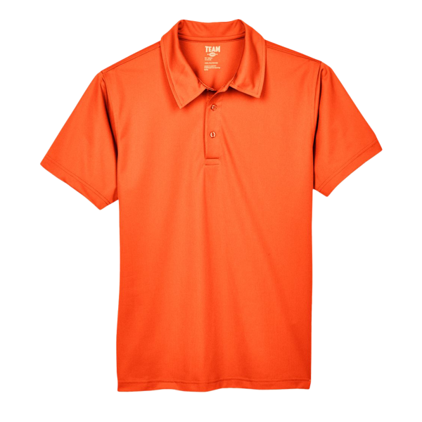 Team 365 Men's Command Snag Protection Polo, Sport Burnt Orange, Front view