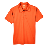Team 365 Men's Command Snag Protection Polo, Sport Burnt Orange, Front view