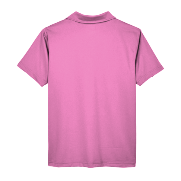 Team 365 Men's Command Snag Protection Polo, Sport Charity Pink, Back view