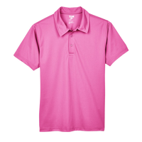 Team 365 Men's Command Snag Protection Polo, Sport Charity Pink, Front view
