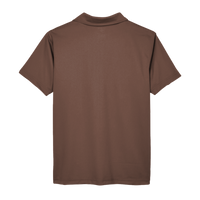 Team 365 Men's Command Snag Protection Polo, Sport Dark Brown, Back view