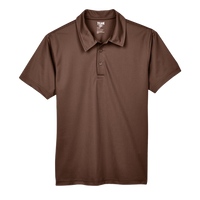 Team 365 Men's Command Snag Protection Polo, Sport Dark Brown, Front view