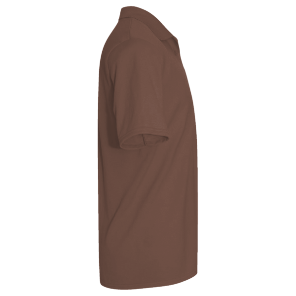 Team 365 Men's Command Snag Protection Polo, Sport Dark Brown, Right Sleeve view