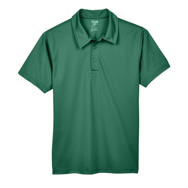 Team 365 Men's Command Snag Protection Polo, Sport Dark Green, Front view